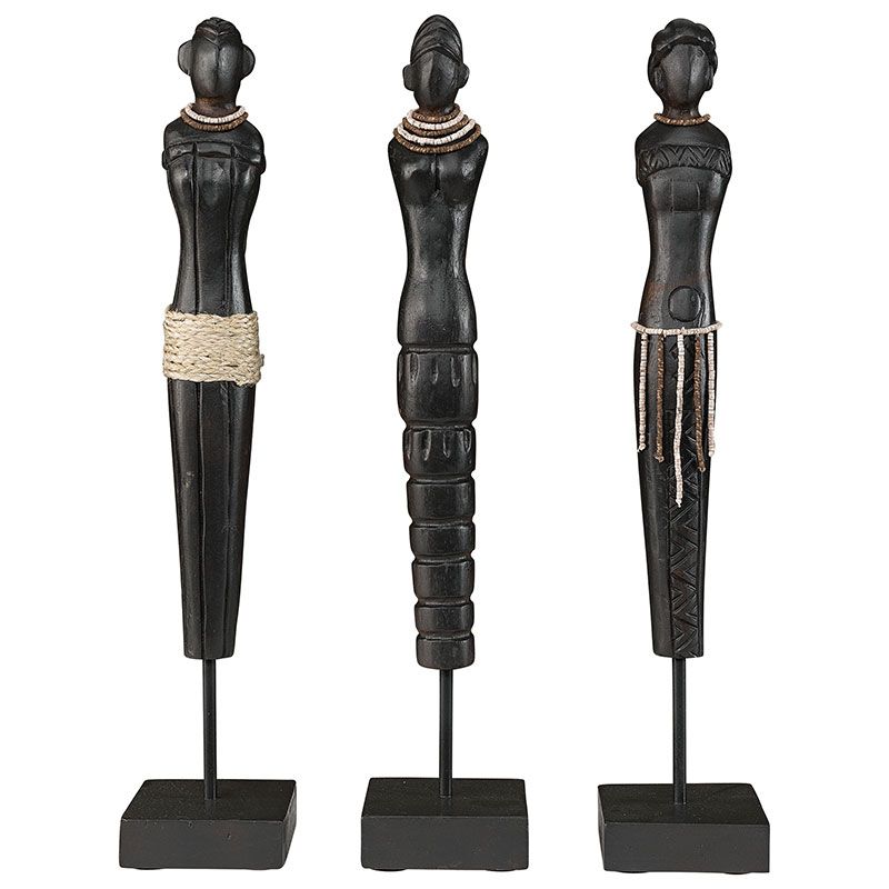 Artwood, African Ladies koriste 3-pakkaus Atwood