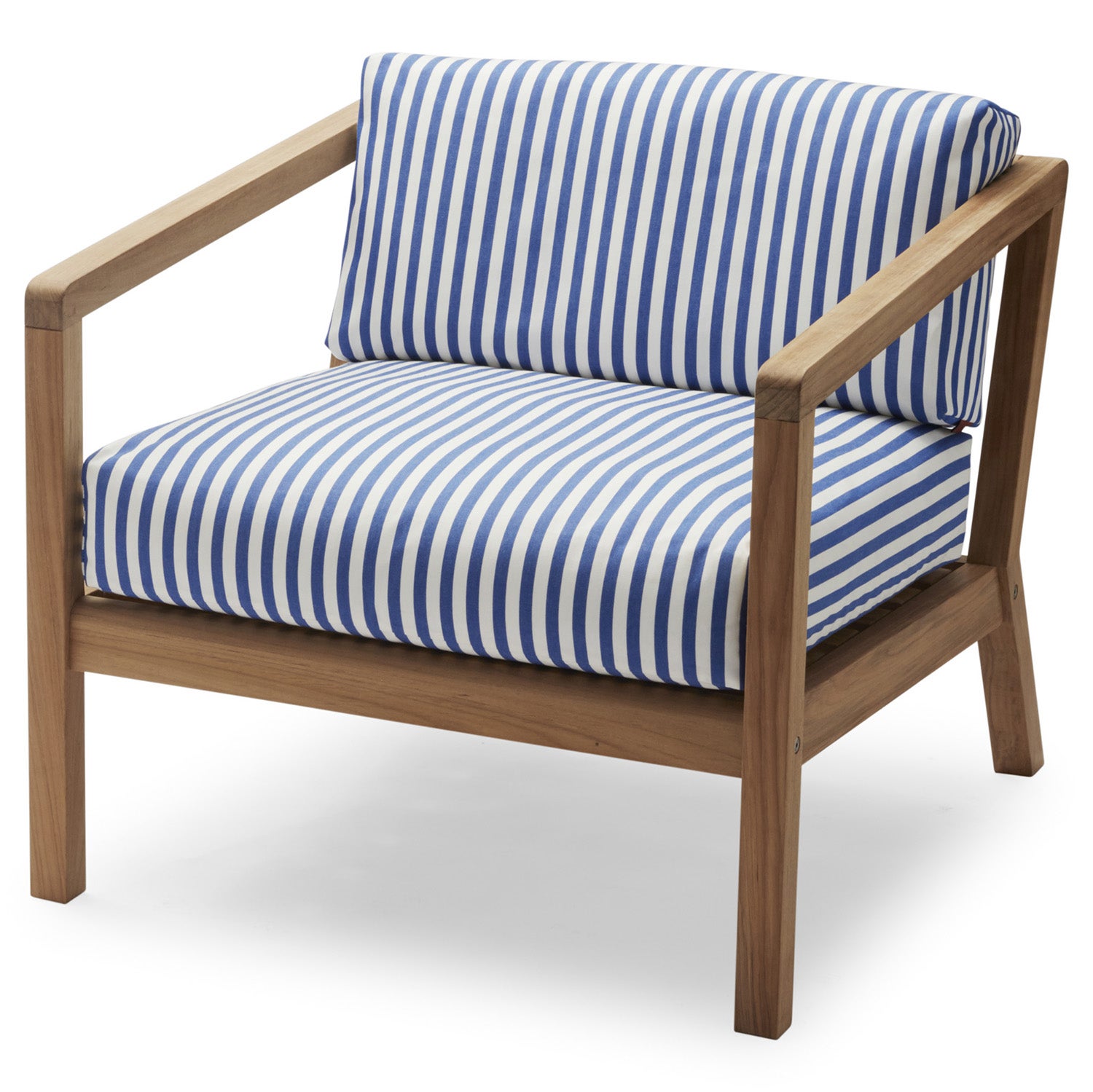 Skagerak, Virkelyst nojatuoli Sea Blue Stripe Teak