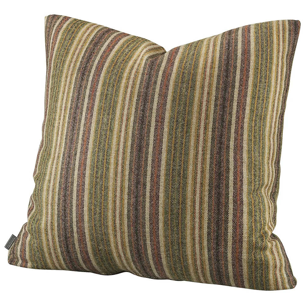 Artwood, Glensdale Stripe Olive tyynynpäällinen 50x50 cm