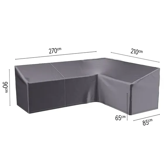 Platinum Aerocover, Kalusteen suojapeite kulmasohvalle 210 V / 270 O x 85 cm