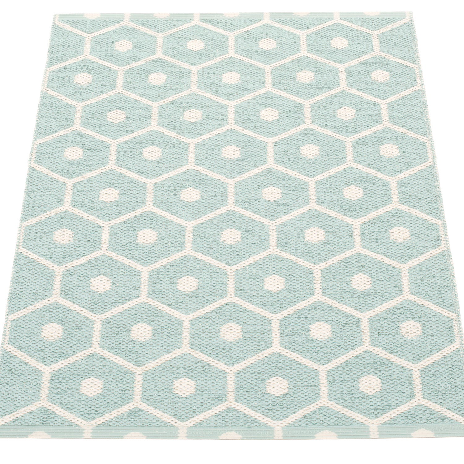 Pappelina, Honey matto 70x100 cm pale turquoise / vanilla