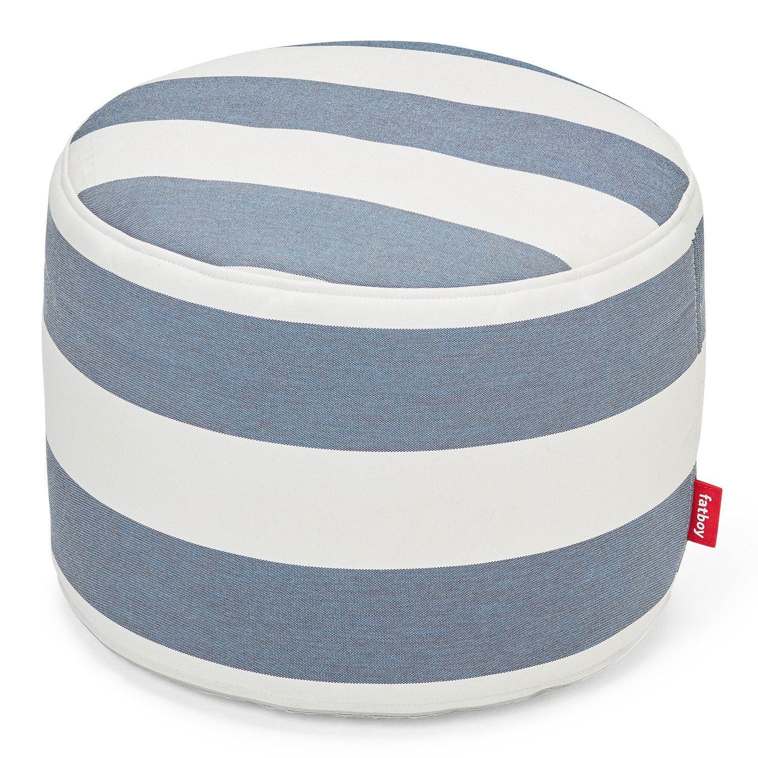 Fatboy, Point outdoor pouf stripe ocean blue