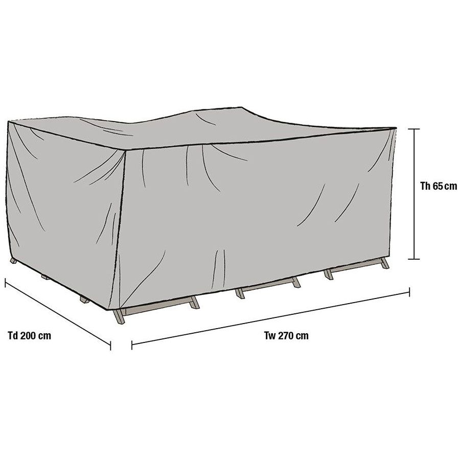 Brafab, Kalusteen/sohvan suojapeite 200 x 270 cm harmaa Brafab