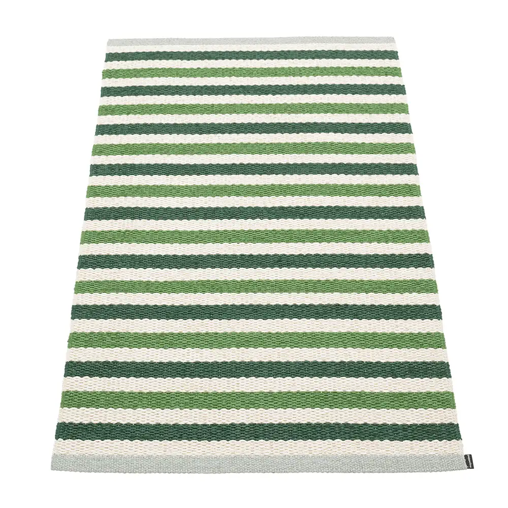 Pappelina, Teo matto 70x120 cm Dark Green/Grass Green/Vanilla