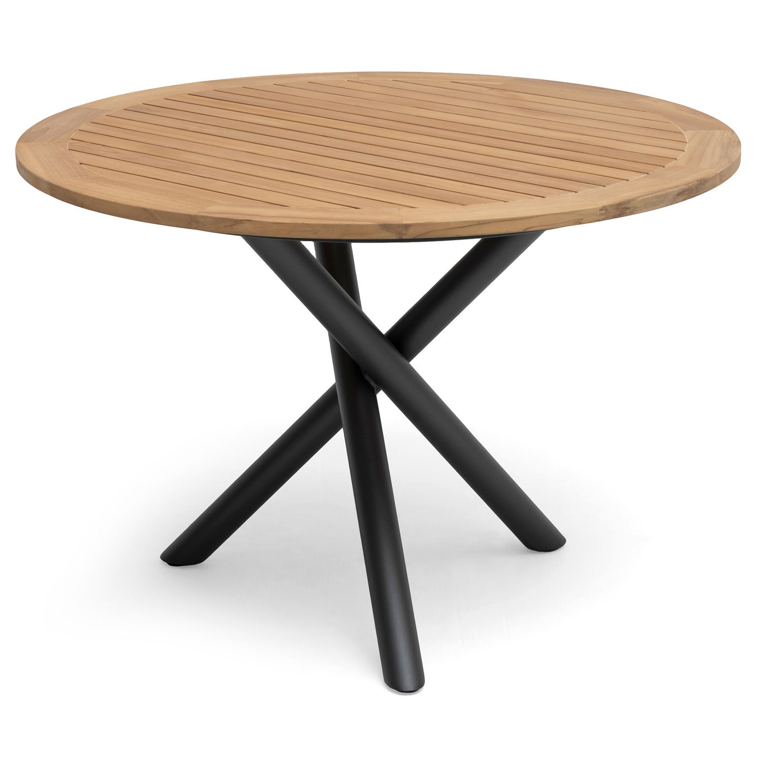 Hillerstorp, Ekeryd ruokapöytä 110 cm teak/alumiini