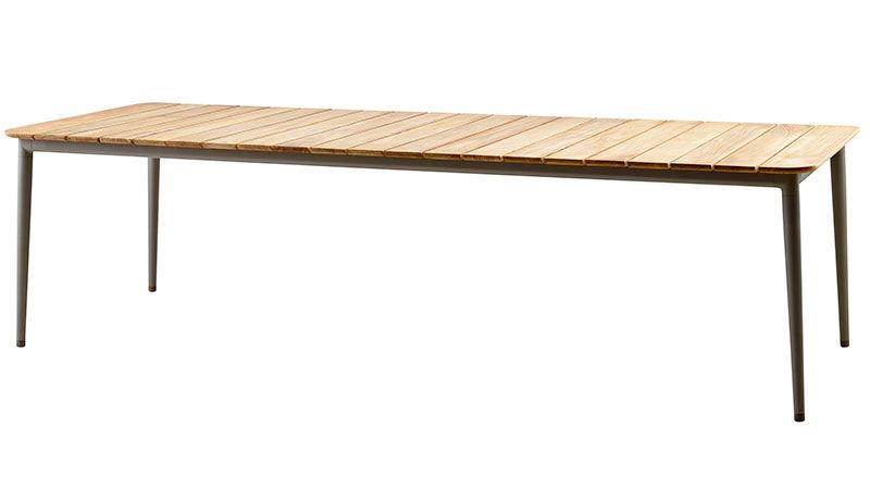 Cane-Line, Core Ruokapöytä 100X274 cm Teak Taupe