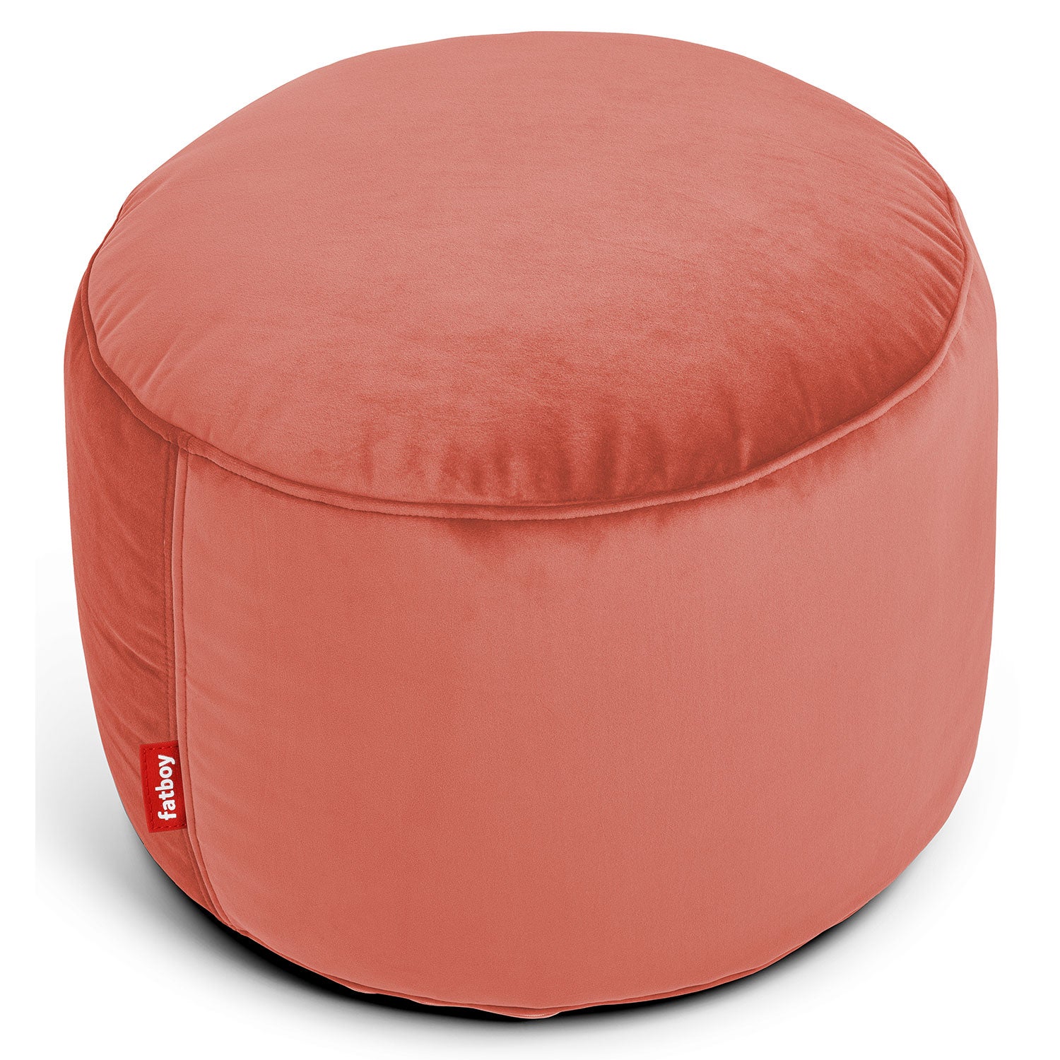 Fatboy, Point velvet recycled pouf rhubarb