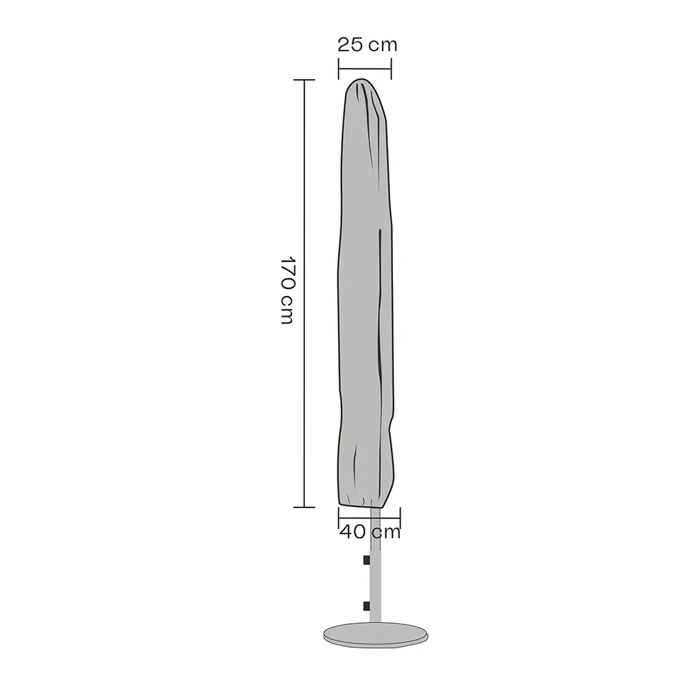 Brafab, Aurinkovarjon suoja 170x25/40 cm waterproof