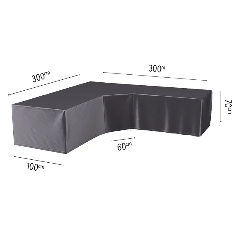 Platinum Aerocover, Lounge cover L/ Trapeze 300x300x100xH70