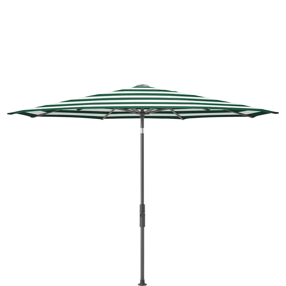 Glatz, Twist aurinkovarjo 330 cm anthracite Cat.5 589 Green Stripe