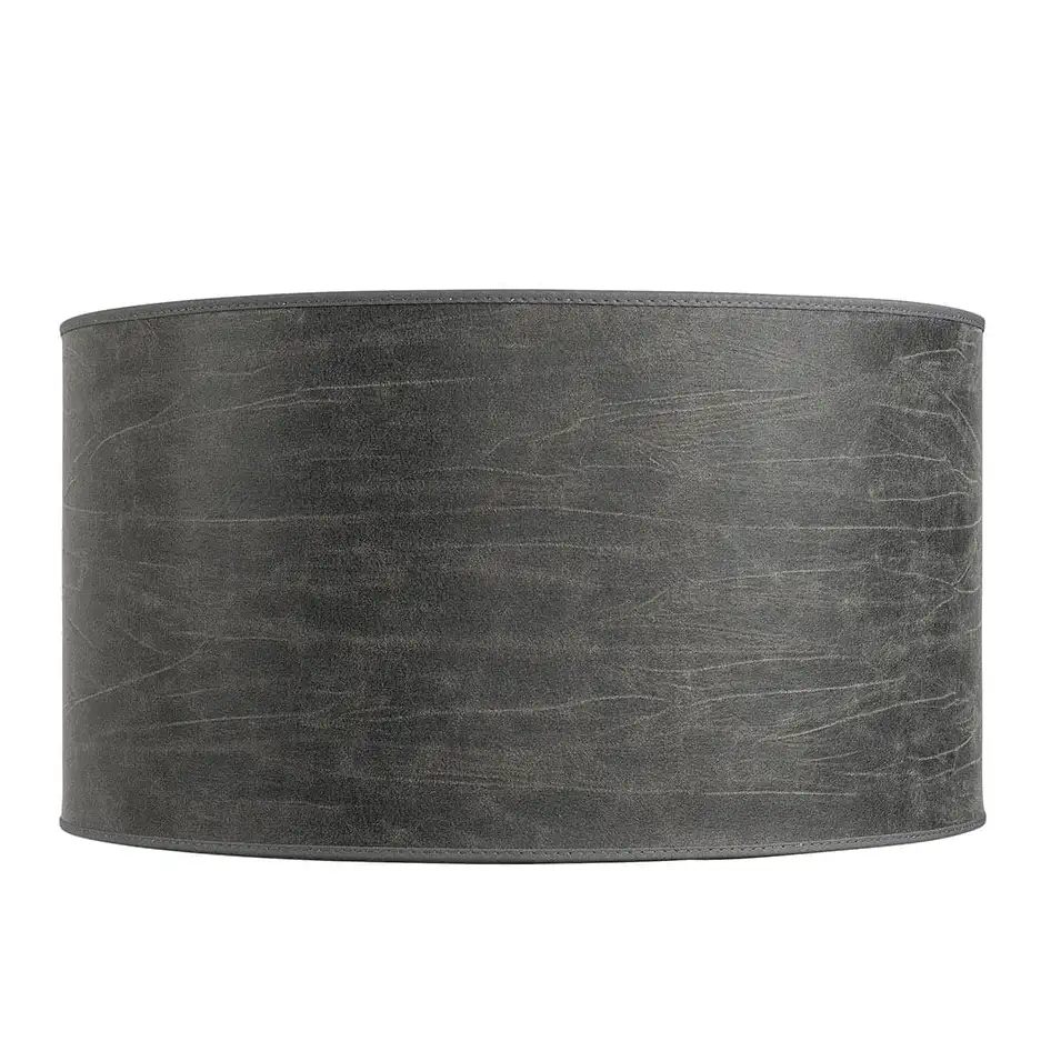 Artwood, Lampunvarjostin Cylinder Small Leather Grey Artwood