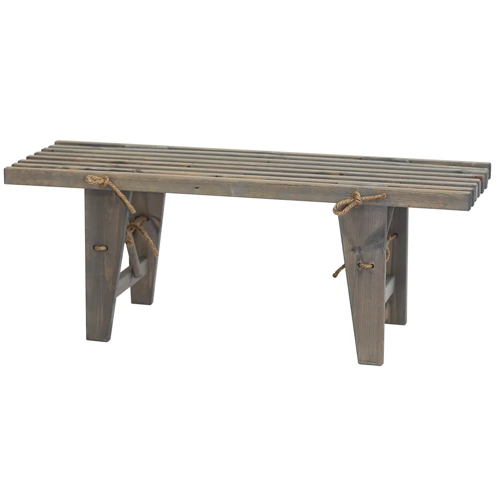 Hillerstorp, EcoBench 120 cm Mänty Harmaa Öljytty