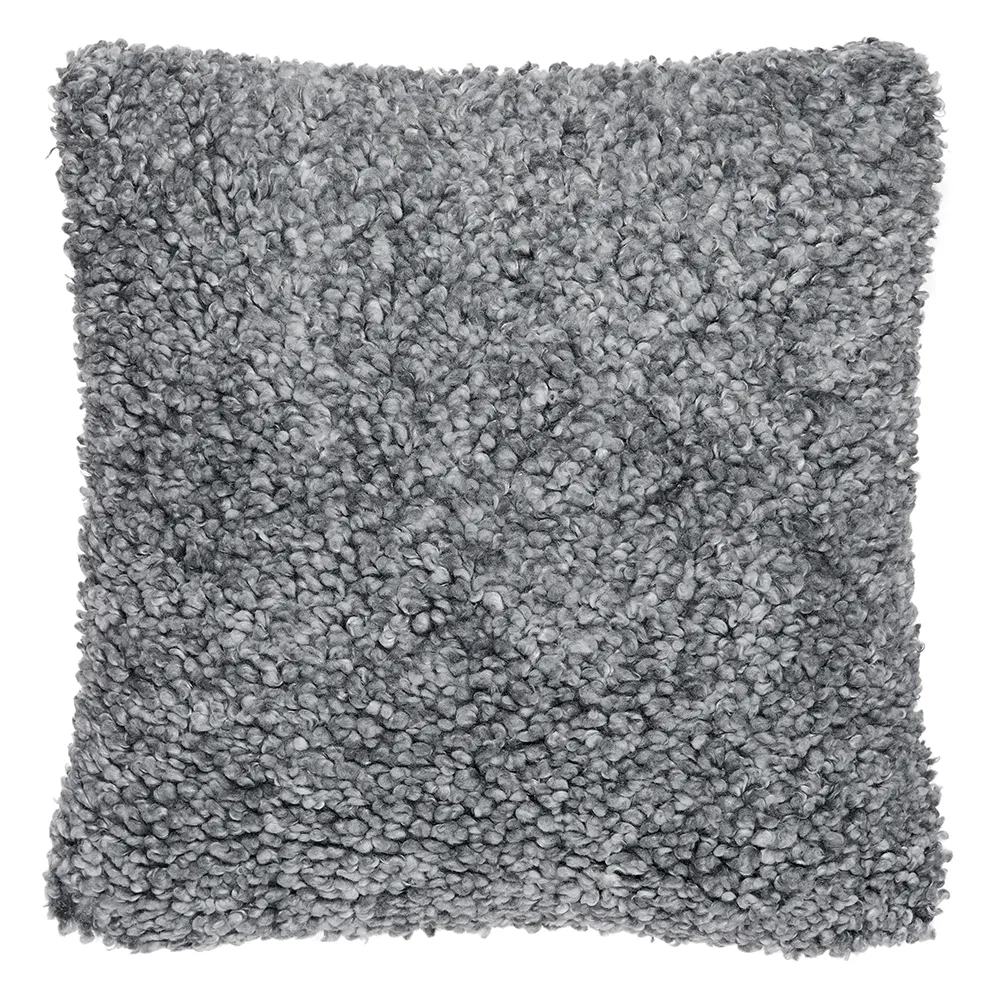 Skinnwille, Wooly koristetyyny 45x45 cm Grey