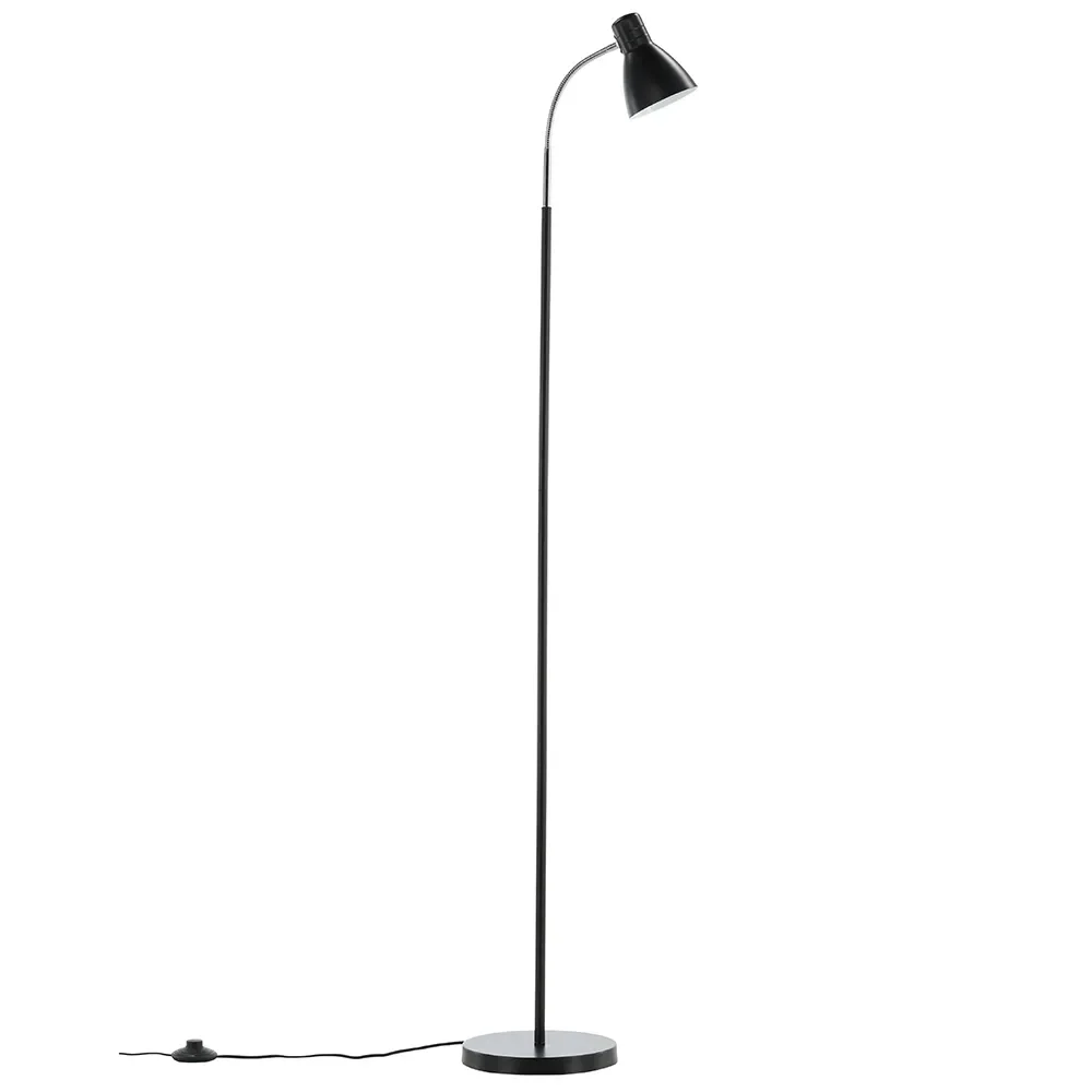 Venture Design, Lina -Floor Lamp Black-Black