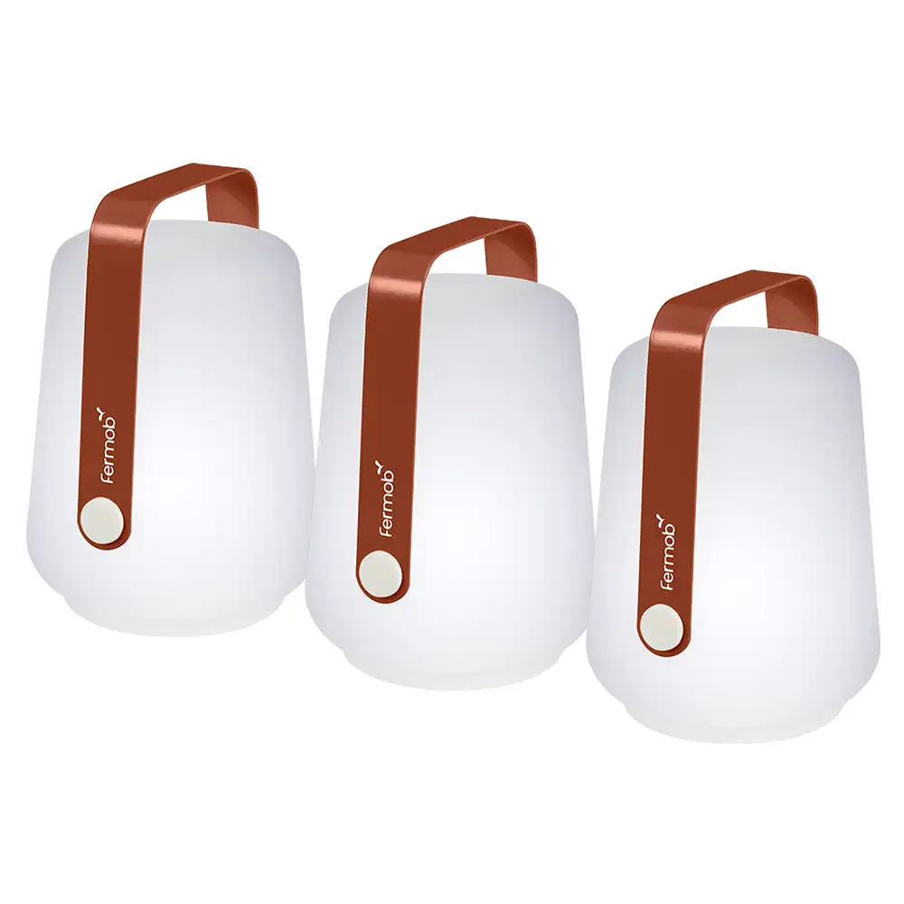 Fermob, Balad Lampa H12 3-pack Punainen okranväri