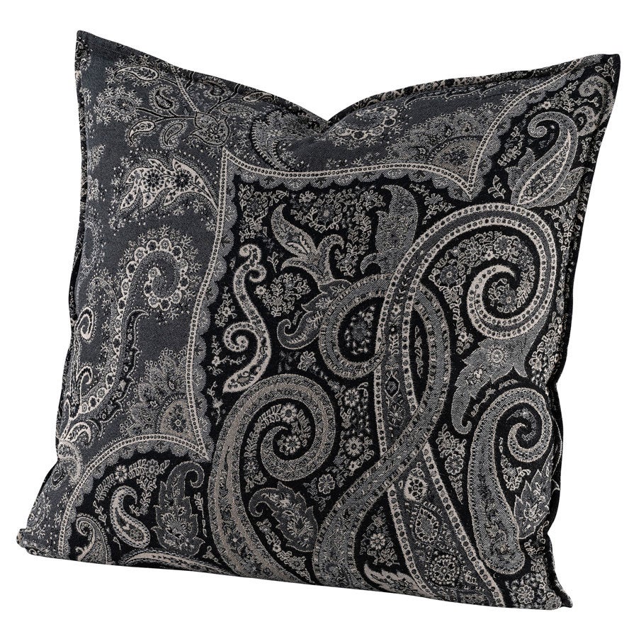 Artwood, Eroz tyynynpäällinen 50 x 50 Paisley Dark Grey Artwood