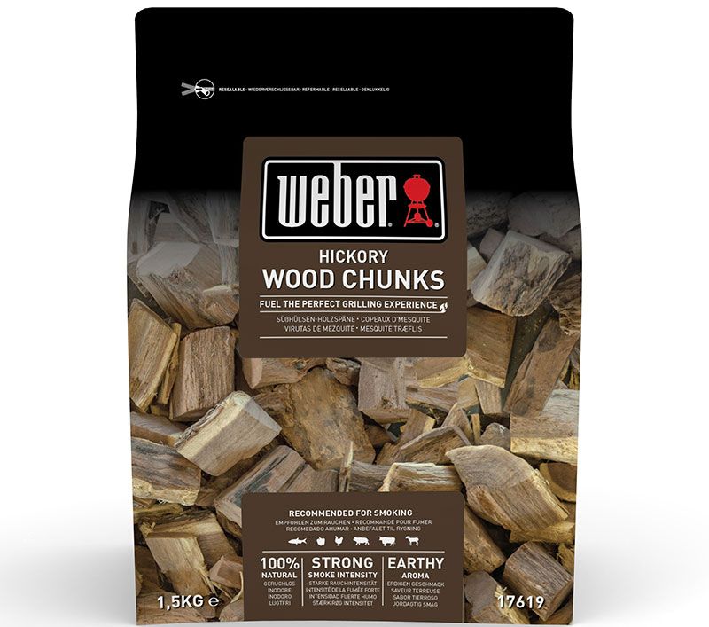 Weber, Savustuspalat hickory 1,5 kg Weber