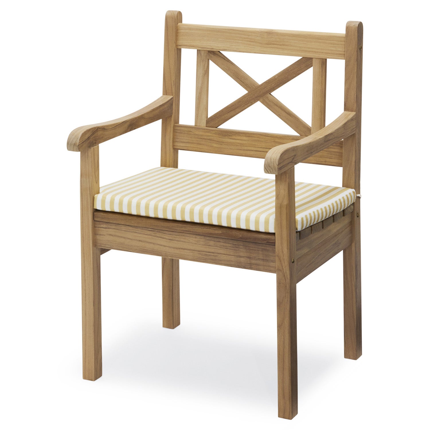 Skagerak, Skagen Chair cushion Golden Yellow Stripe