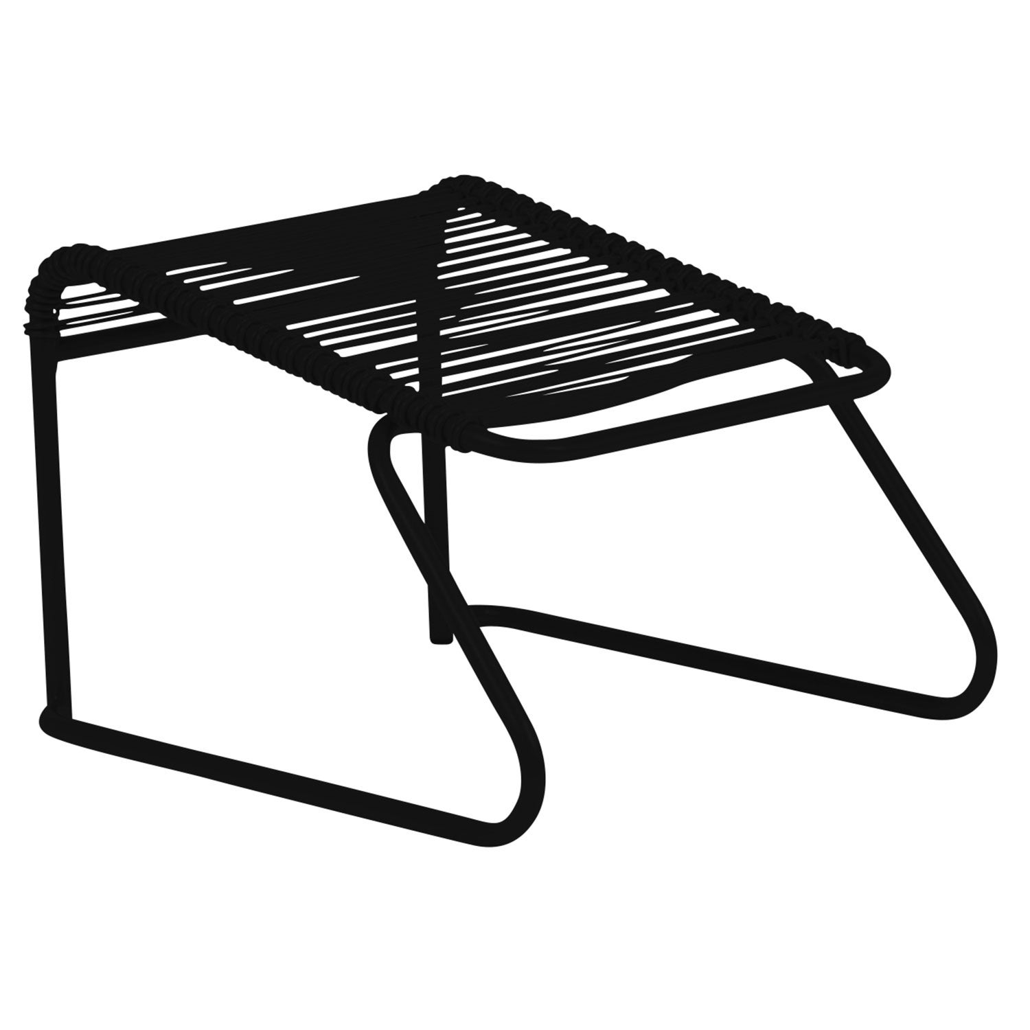 Fiam, Lido footrest black alumiini