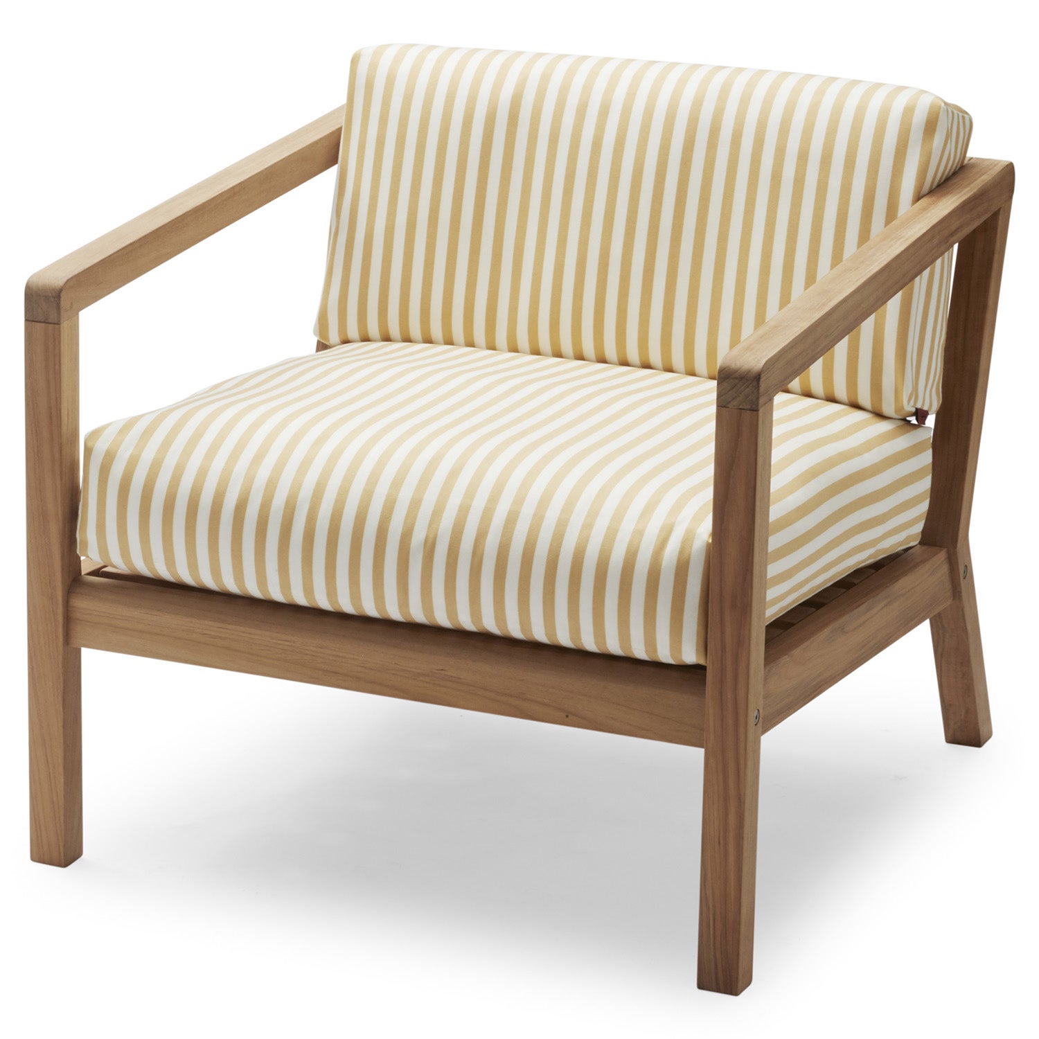 Skagerak, Virkelyst Nojatuoli Golden Yellow Stripe Teak