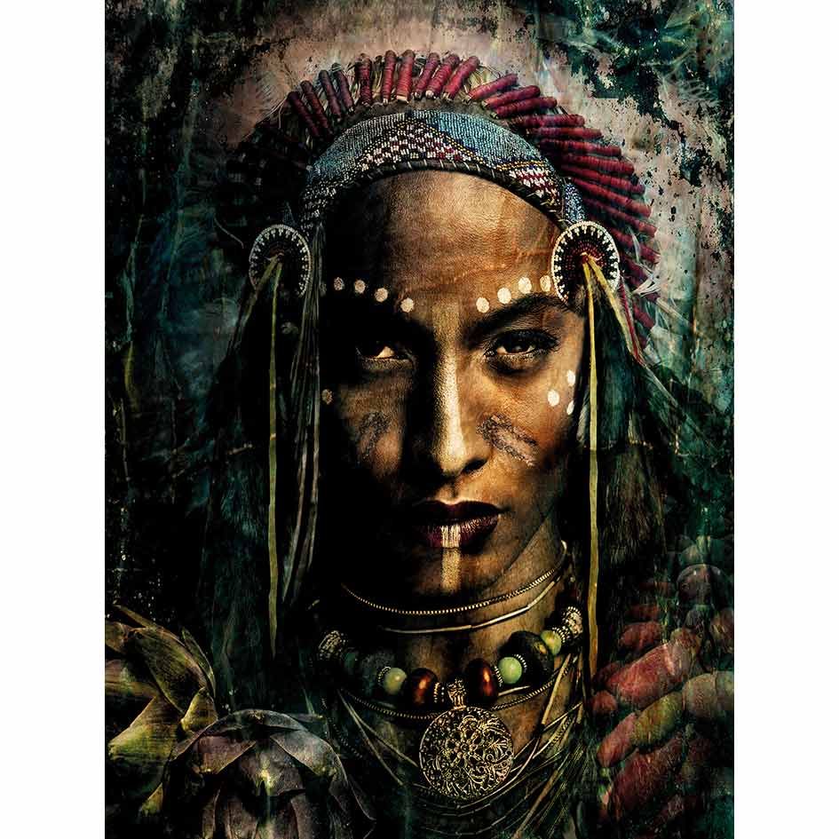 Artwood, Seinäkoriste Indian Portrait 80 x 120 cm Artwood