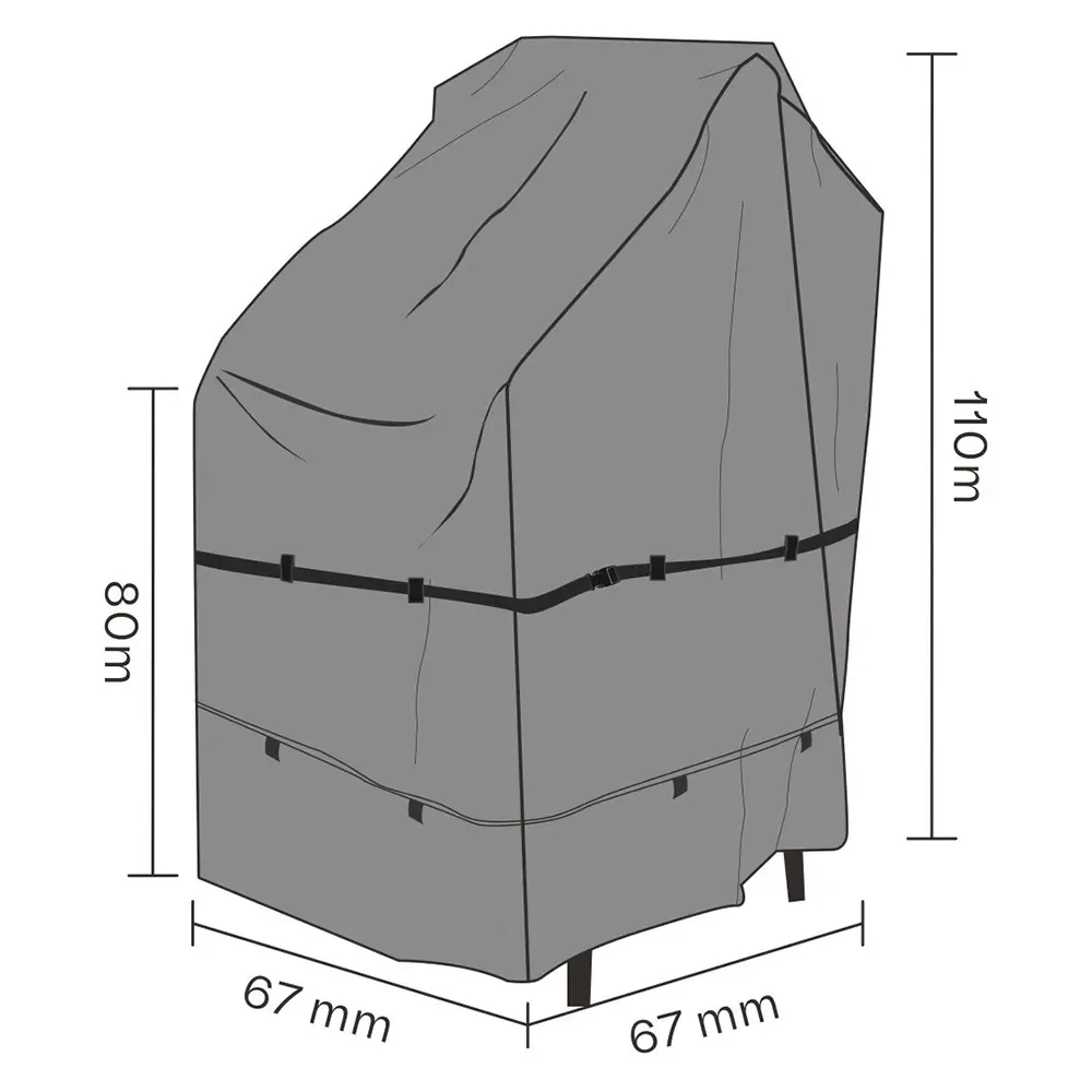 Brafab, Kalustesuoja Pinottuoli 67x80/110 cm Premium