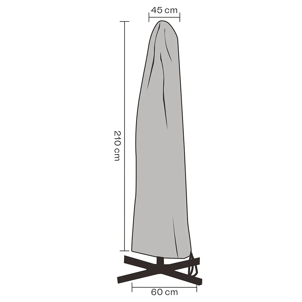 Brafab, Aurinkovarjon suoja 210x45/60 cm waterproof