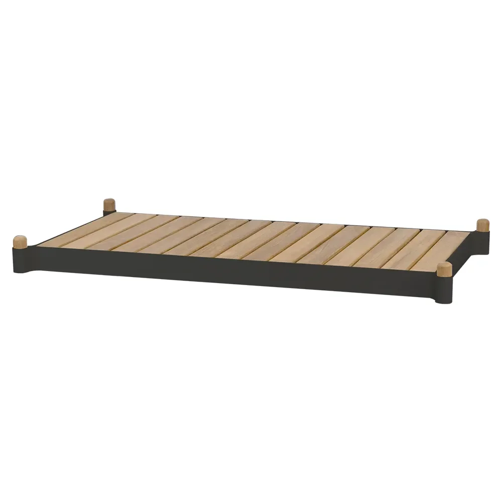 Cane-Line, Sticks planter Penkki Teak/lava grey