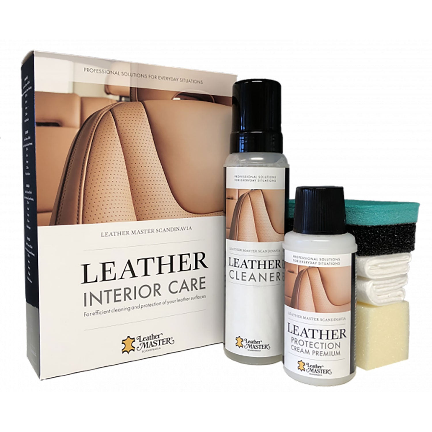 Leather Master, Nahka sisätilojen hoitosetti 400/250 ml