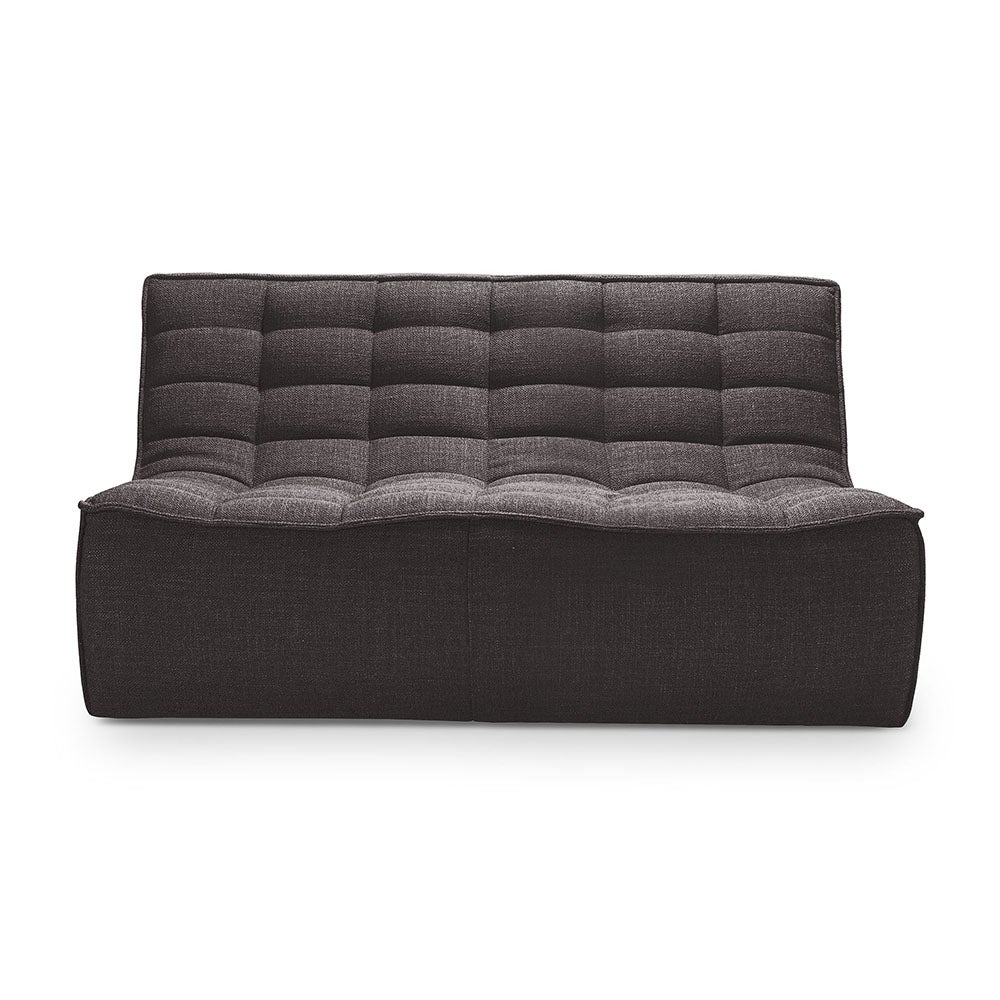 Ethnicraft, N701 2-istuttava sohva Dark Grey