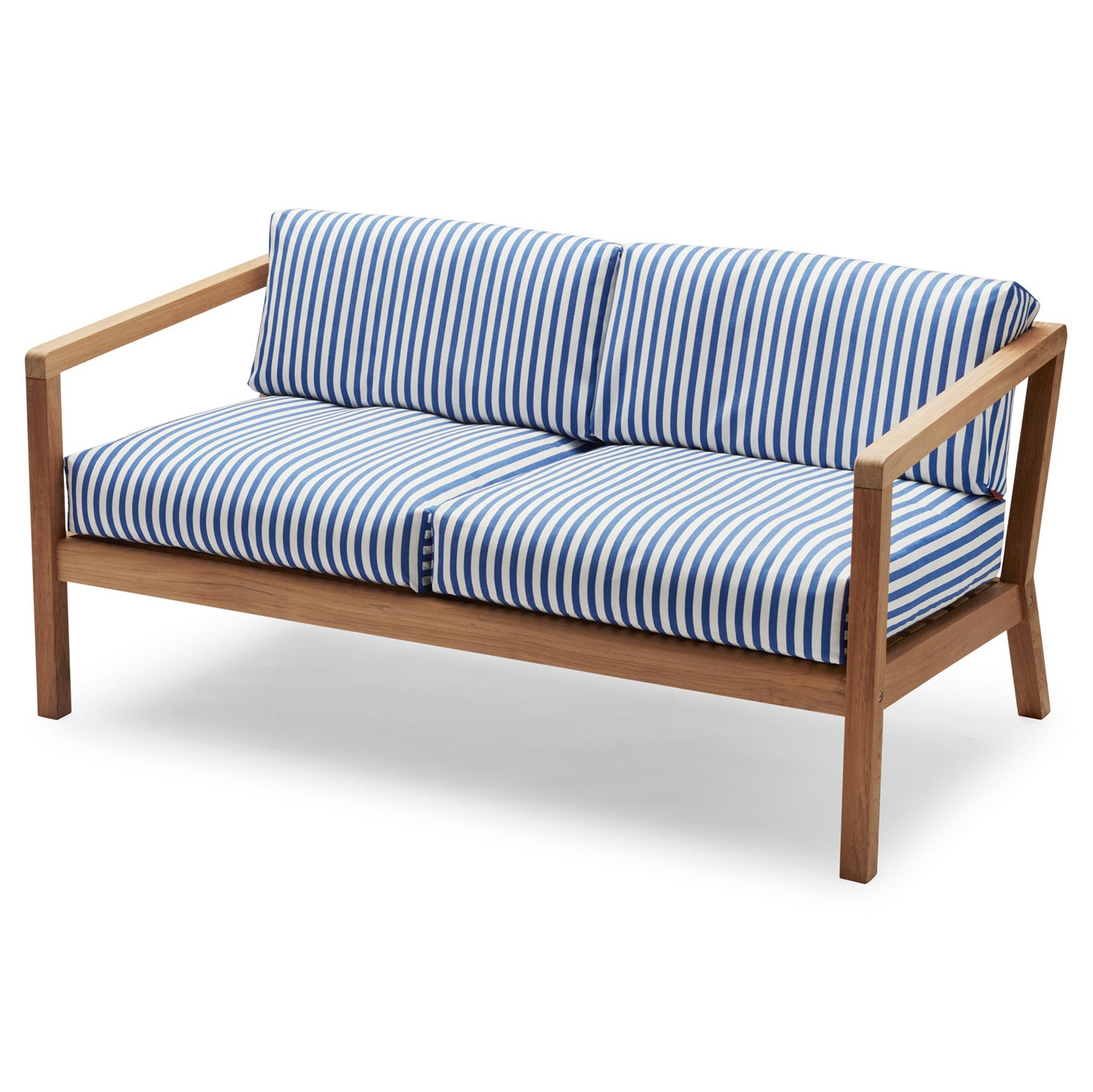 Skagerak, Virkelyst 2-Seater Sea Blue Stripe Teak