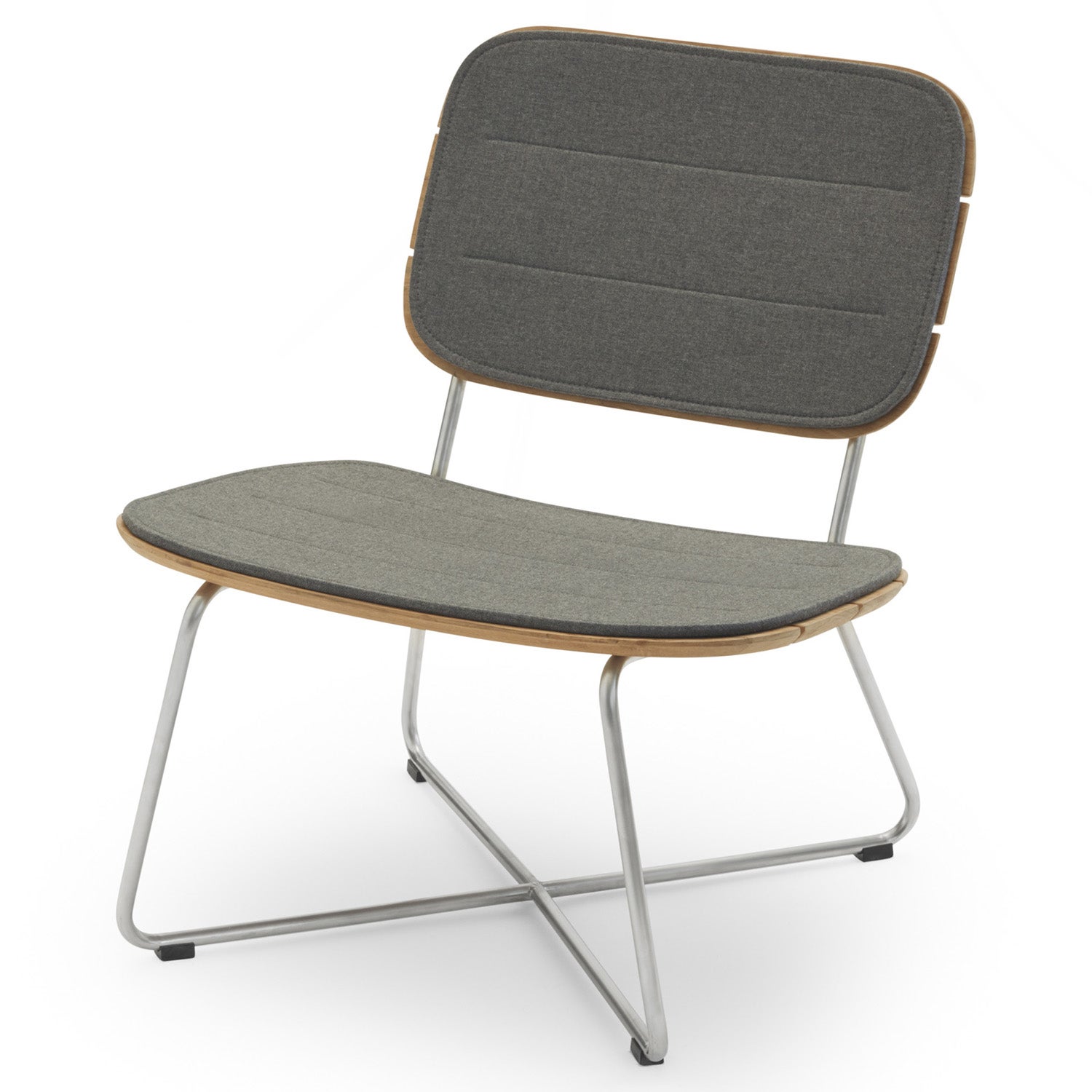 Skagerak, Lilium Lounge Chair Cushion Charcoal