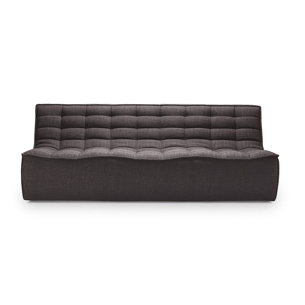 Ethnicraft, N701 3-istuttava sohva Dark Grey