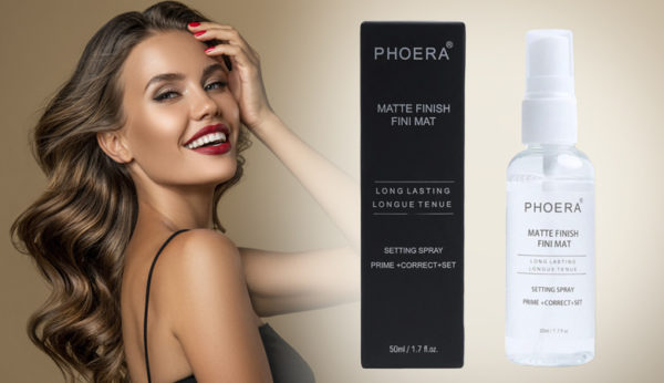 Phoera Matte Finish -meikinkiinnityssuihke | jopa -53 %