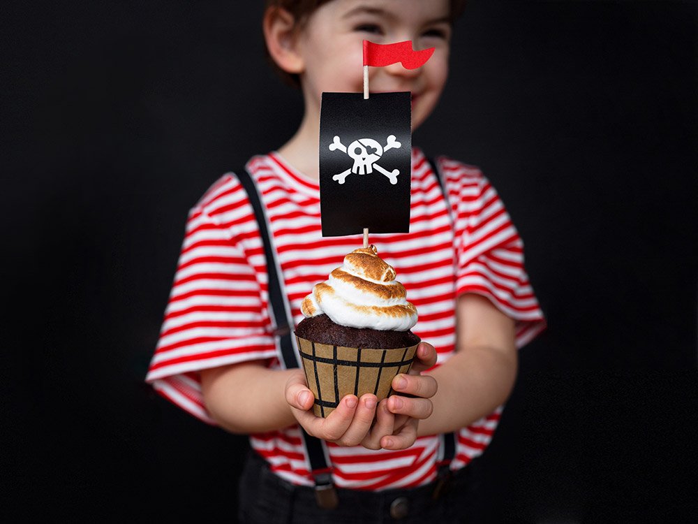 Cupcake-setti - Pirates, 6kpl