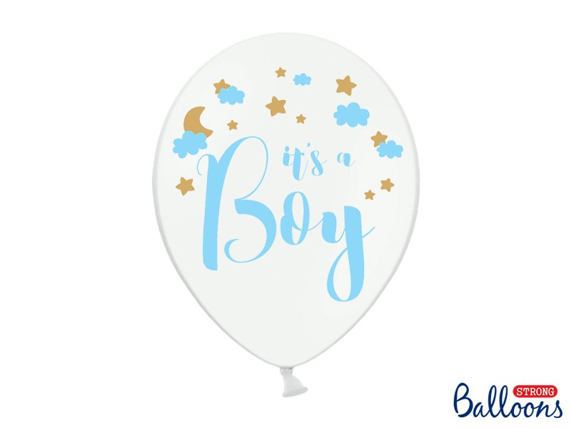 Ilmapallot - It's a Boy, 30cm, 6kpl