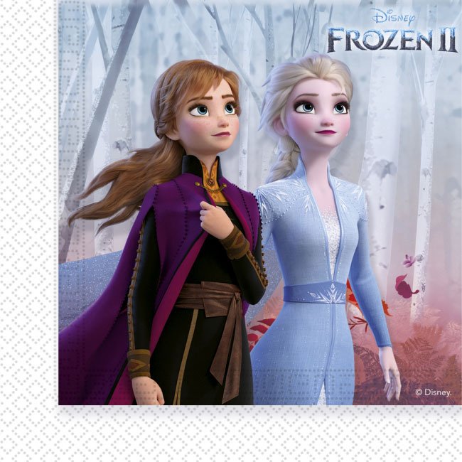 Frozen 2 - Lautasliinat, 20kpl