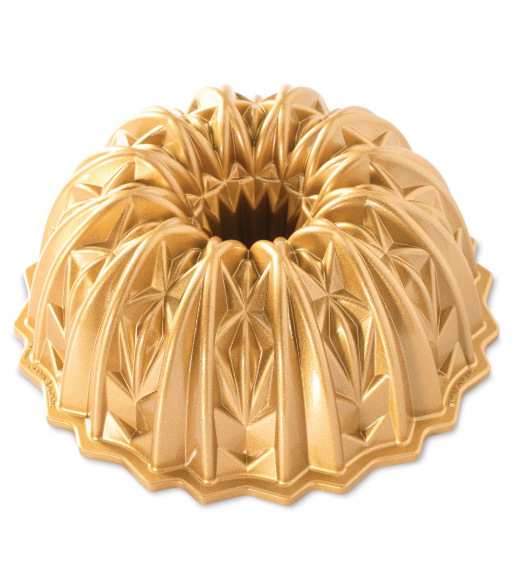 Nordic Ware Kakkuvuoka Cut Crystal Bundt Pan, Kulta, 2,4 L