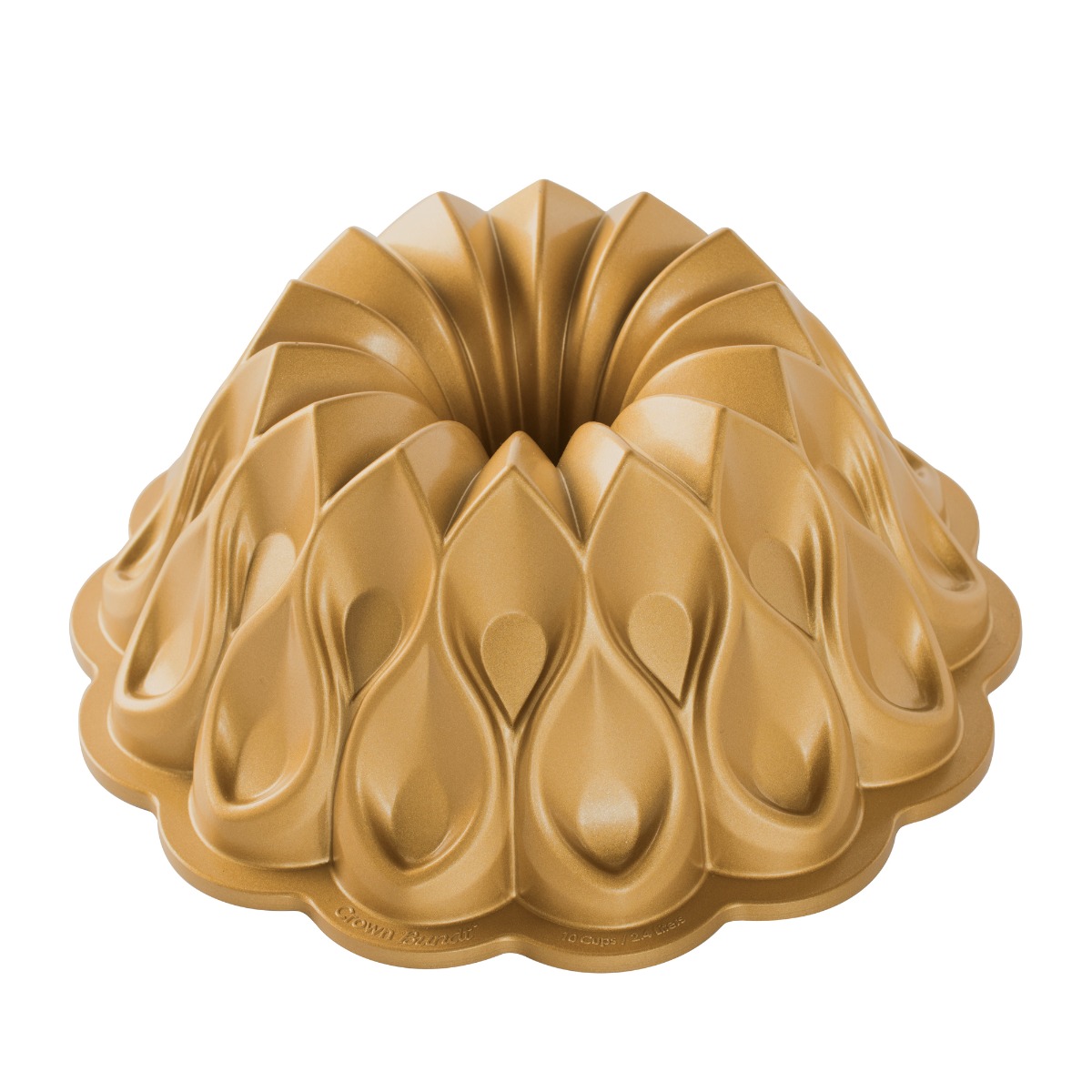 Nordic Ware Kakkuvuoka Crown Bundt Pan, Kulta, 2,4 L