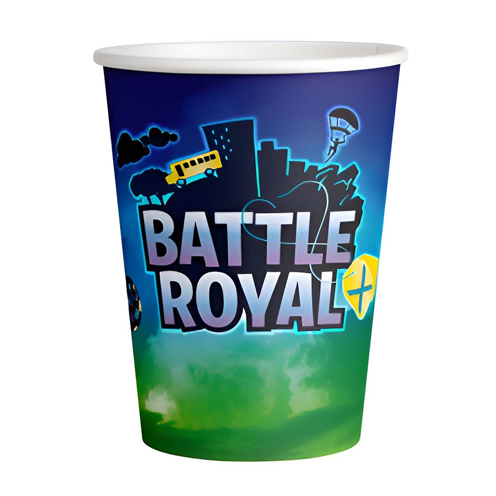 Pahvimukit - Battle Royal, 250ml, 8kpl