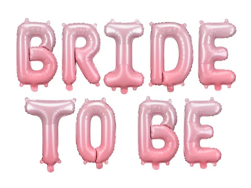 Foliopallo - Bride to be, Pinkki