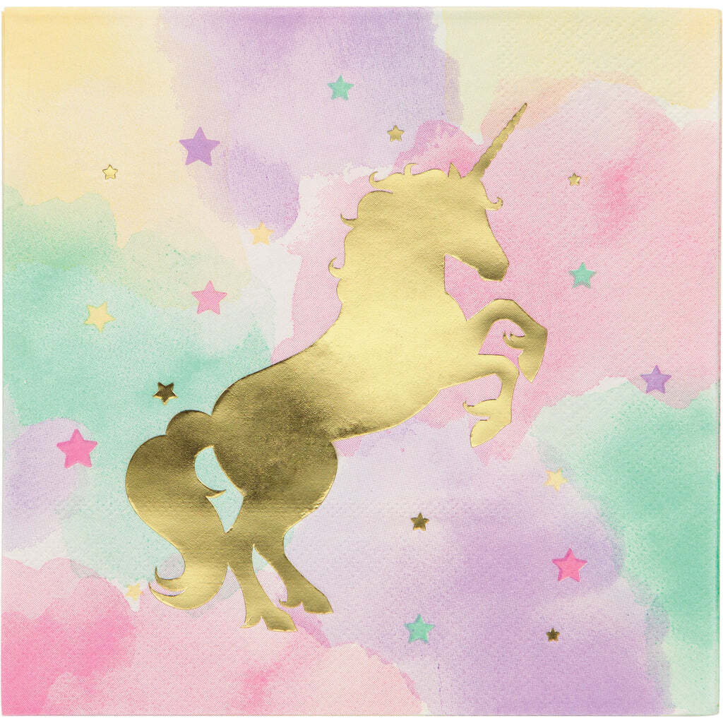 Lautasliinat - Unicorn Sparkle, 16kpl