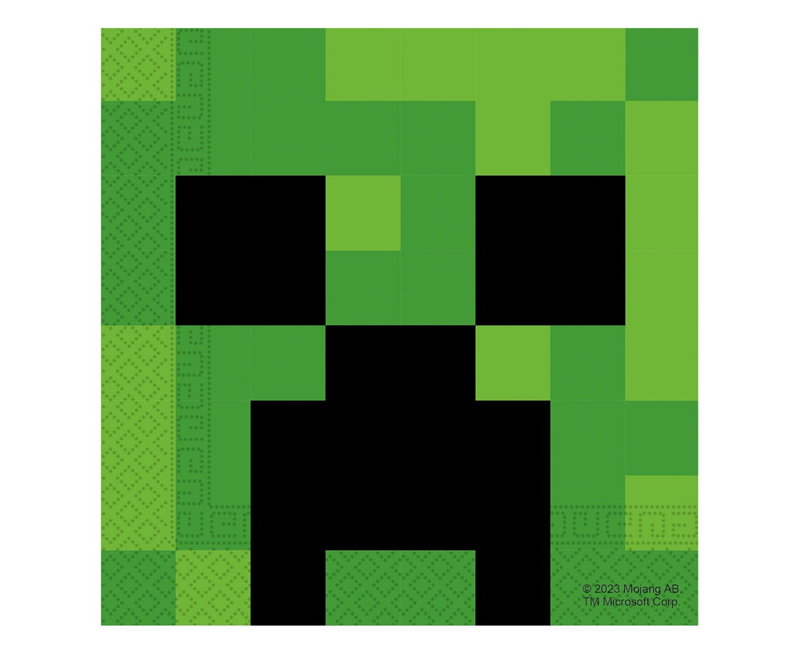 Lautasliinat - Minecraft - Creeper, 20kpl