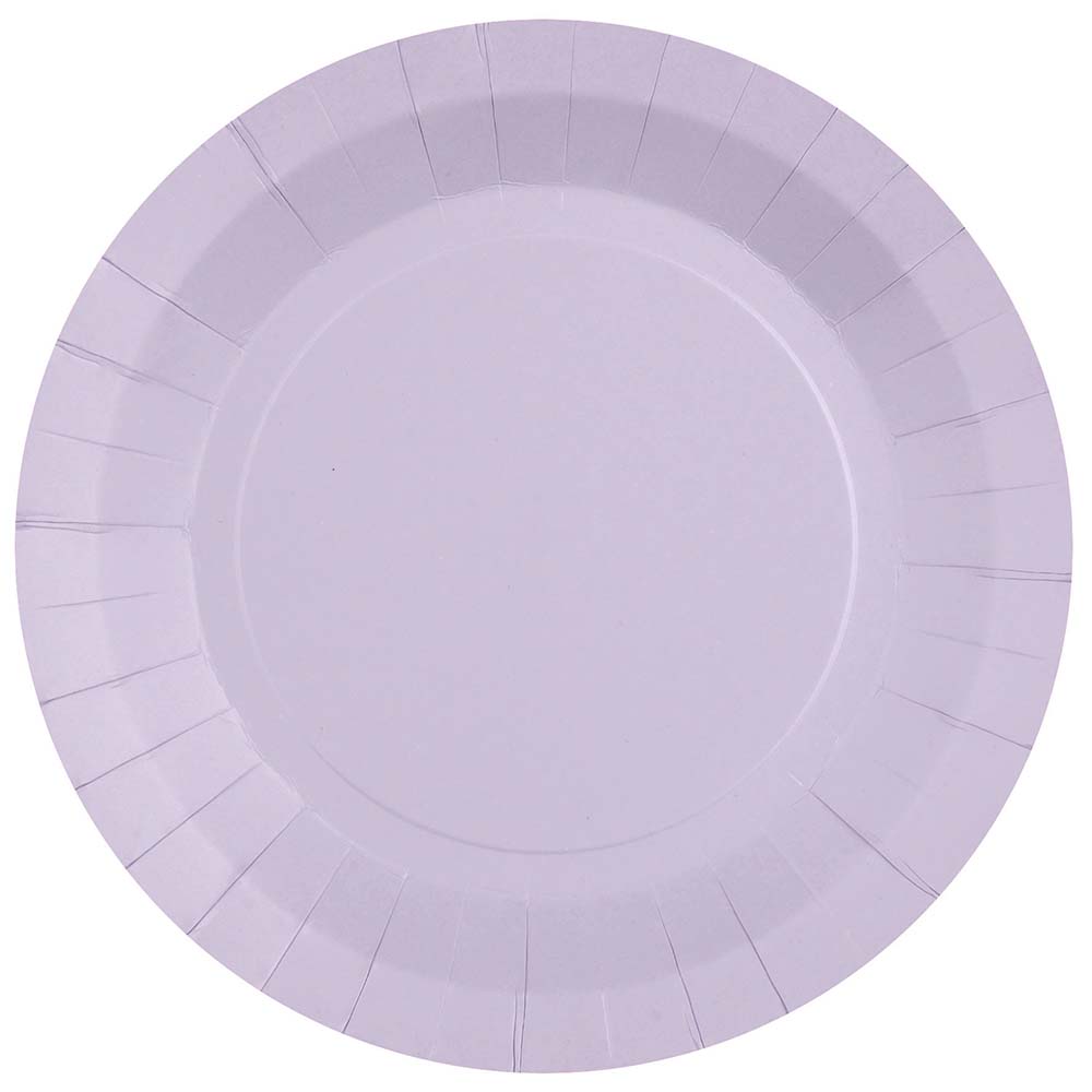 Pahvilautaset - Violetti, 22,5cm, 10kpl