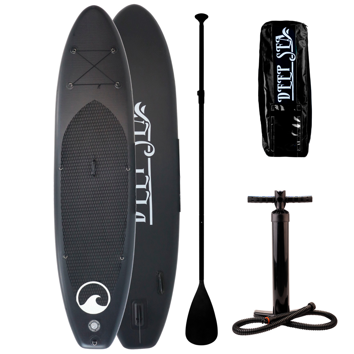 Deep Sea SUP-lautasetti XXL, musta