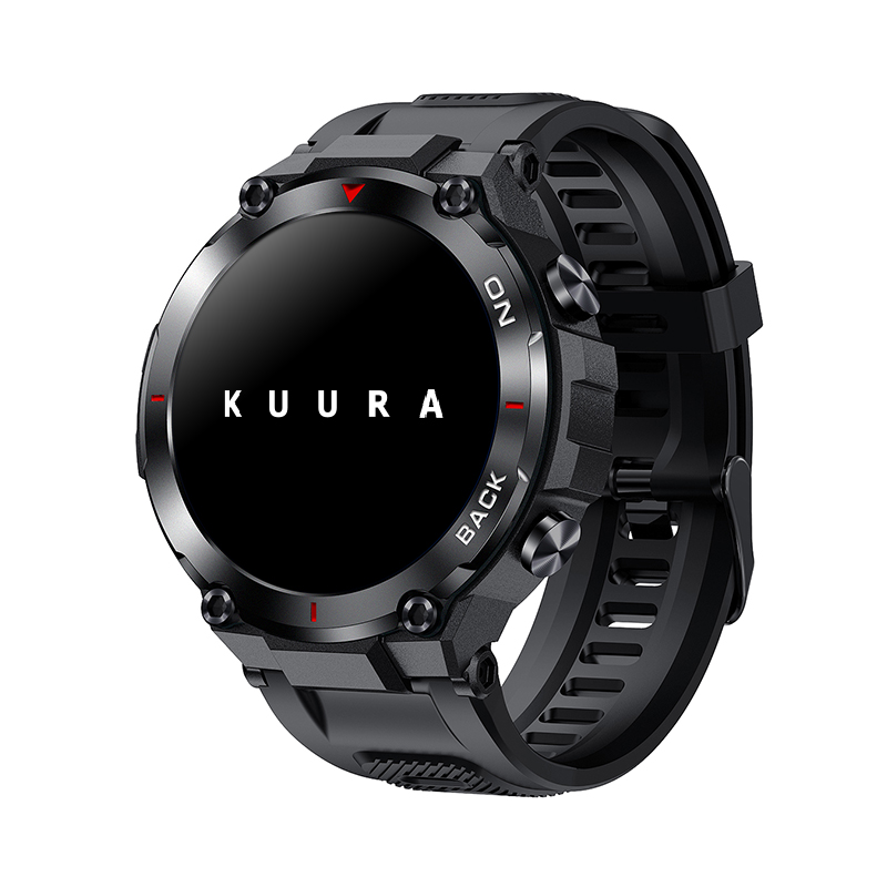 Kuura Älykello Sport S5 GPS V3, Musta