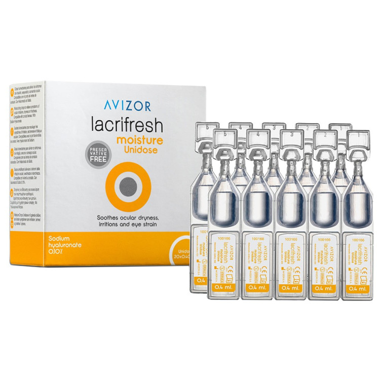 Avizor Lacrifresh Moisture - kostutustipat 0,1% 20X0,4 ml