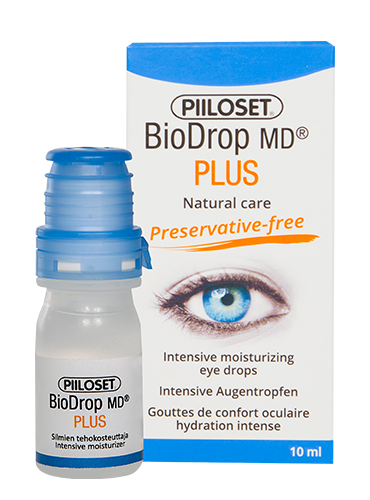 Piiloset BioDrop MD Plus kosteuttavat silmätipat 10ml