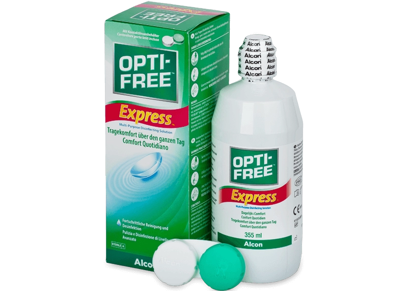 OPTI-FREE Express - piilolinssineste 355 ml + kontainer