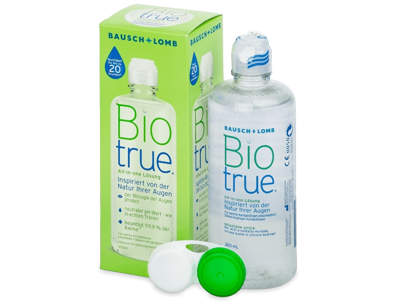 Biotrue -piilolinssineste 300 ml + kontainer